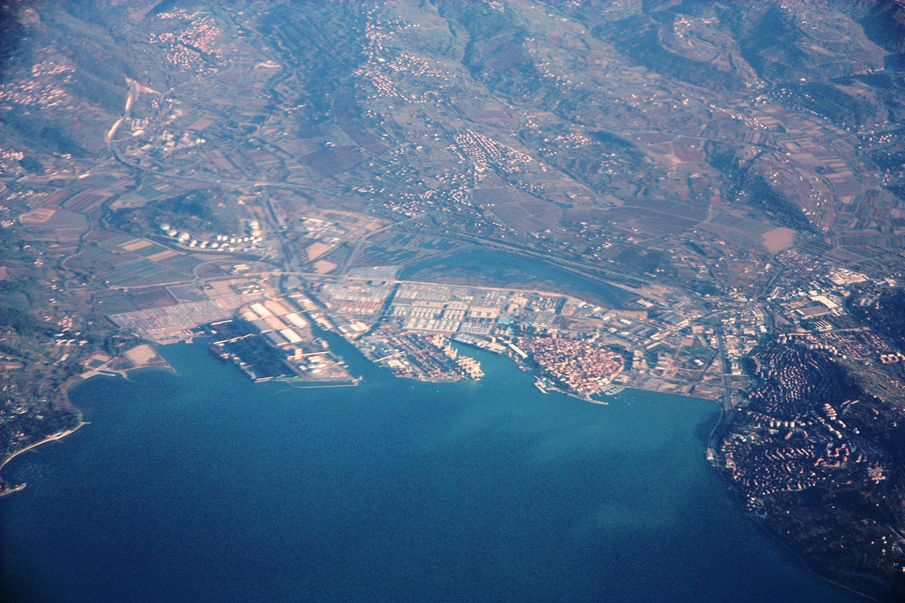 Large-scale mixed-use development from above